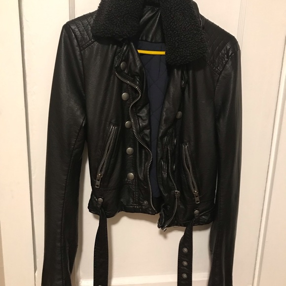 Free People Jackets & Blazers - (NWOT) Stylish Free People Fo Leather Jacket